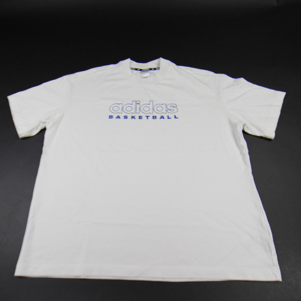 adidas Short Sleeve Shirt Women's White Used L-TOPS-145913