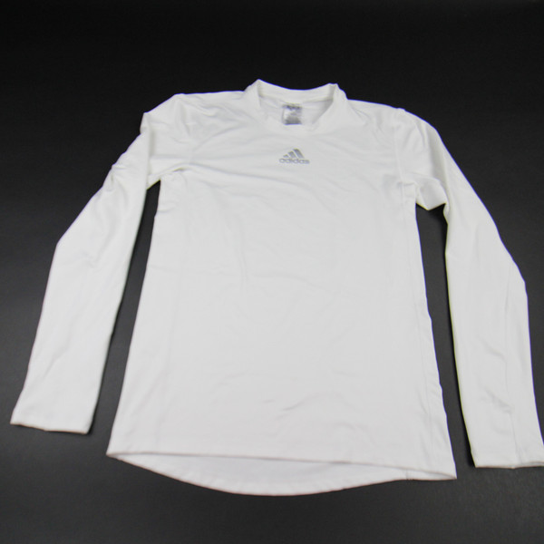 adidas Long Sleeve Shirt Men's White Used-TOPS-145920