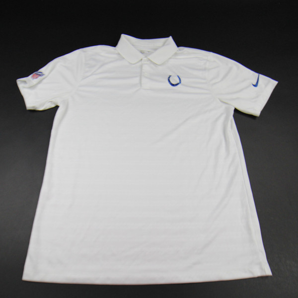 Indianapolis Colts Nike NFL On Field Dri-Fit Polo Men's Used Multiple Sizes TOPS-145733