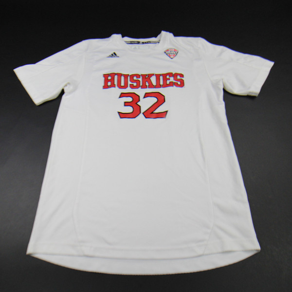 NIU Huskies adidas Game Jersey - Soccer Men's White Used M-JRSY-008636