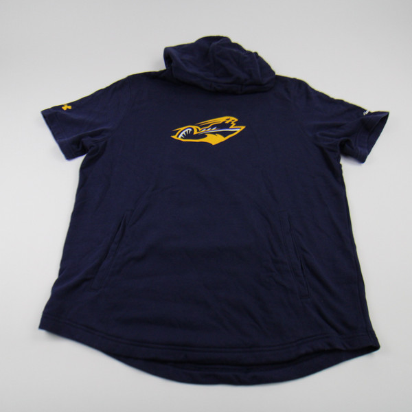 Memphis Showboats Under Armour Sweatshirt Men's Navy Used XL-TOPS-146164