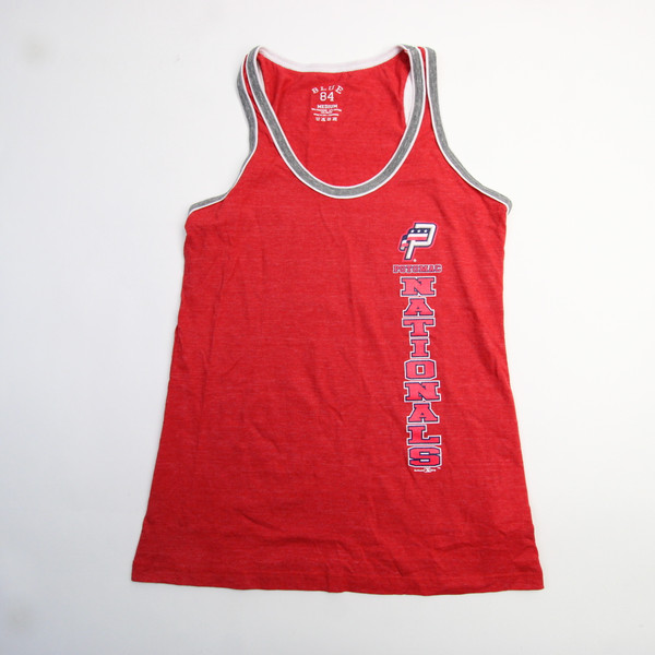 Potomac Nationals Blue 84 Sleeveless Shirt Women's Red New with Tags M TOPS-146725