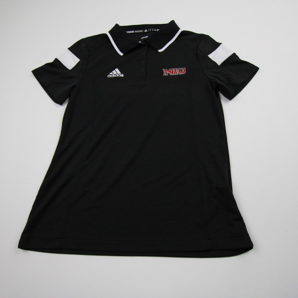 NIU Huskies adidas Polo Women's Black New without Tags S TOPS-146673