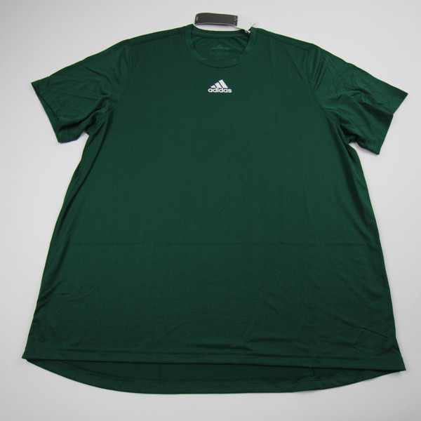 adidas Aeroready Short Sleeve Shirt Men's Green New with Tags-TOPS-146808