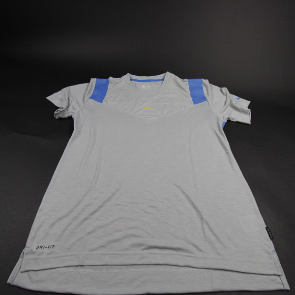 Los Angeles Chargers Nike NFL On Field Dri-Fit Short Sleeve Shirt Men's New Gray 2XL-TOPS-147075