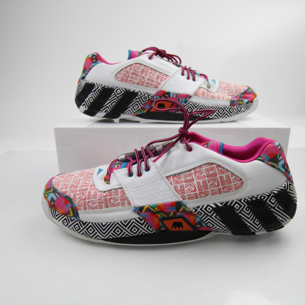 adidas Basketball Shoe Men's White Used 17 SHOE-018489