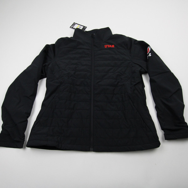 Utah Utes Under Armour Jacket Women's Black New with Tags M TOPS-147003