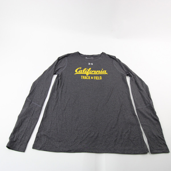 California Golden Bears Under Armour Long Sleeve Shirt Women's Dark Gray New M-TOPS-147526