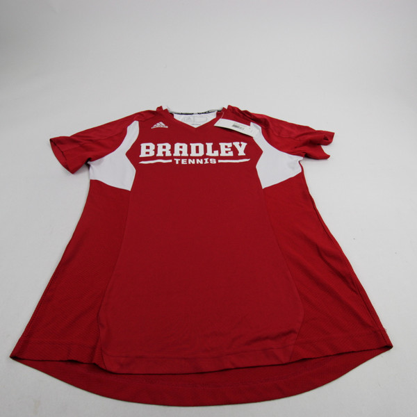 Bradley Braves adidas Climalite Short Sleeve Shirt Women's Multiple Sizes TOPS-147534