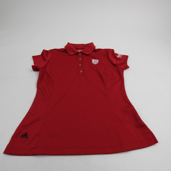 Bradley Braves adidas Climalite Polo Women's Red Used S-TOPS-147539