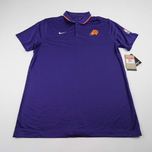 Phoenix Suns Nike NBA Authentics Dri-Fit Polo Men's Purple New-TOPS-147341