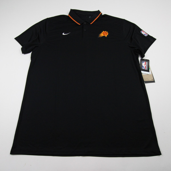 Phoenix Suns Nike NBA Authentics Dri-Fit Polo Men's Black New-TOPS-147342