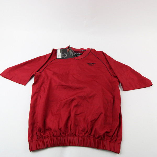 Bradley Braves Footjoy Pullover Men's Red New with Tags Multiple Sizes TOPS-147825