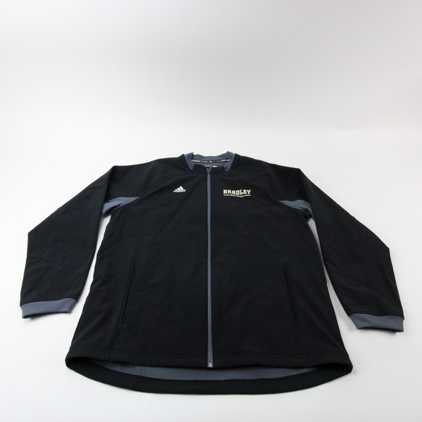Bradley Braves adidas Jacket Men's Black Used XL TOPS-147855
