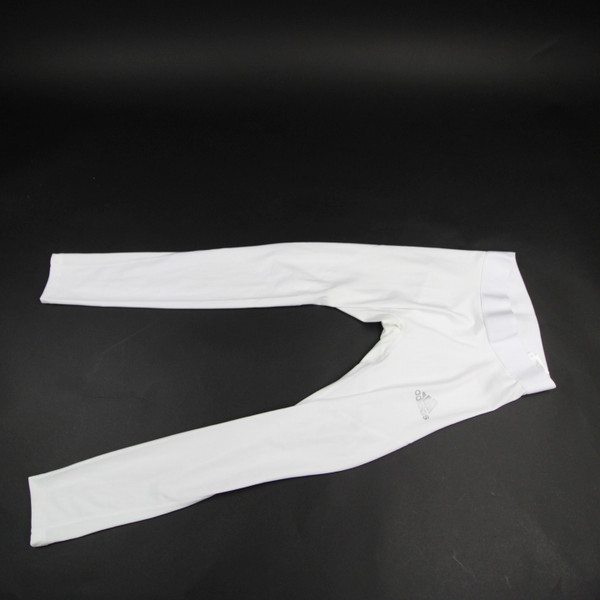 adidas Techfit Compression Pants Men's White New with Tags S-PNTS-030640