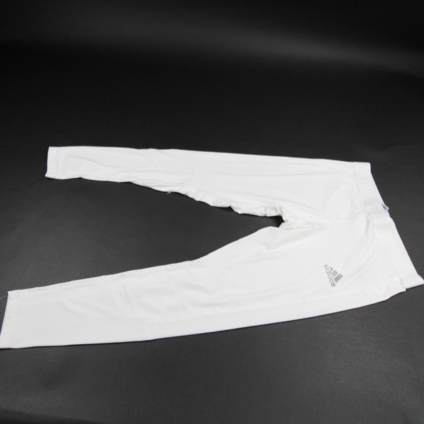 adidas Techfit Compression Pants Men's White Used XL PNTS-030559