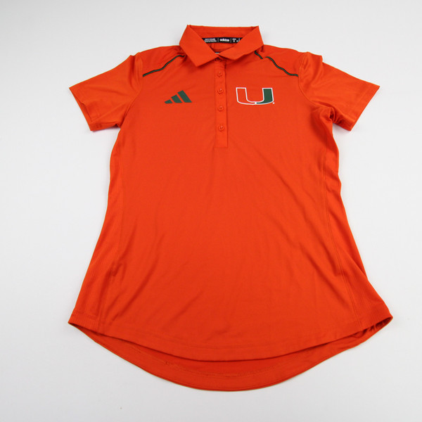 Miami Hurricanes adidas Aeroready Polo Women's New without Tags Multiple Sizes TOPS-147804