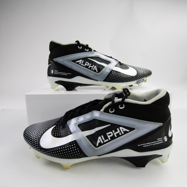Nike Alpha Menace Football Cleat Men's Black Used 15W CLEA-013761