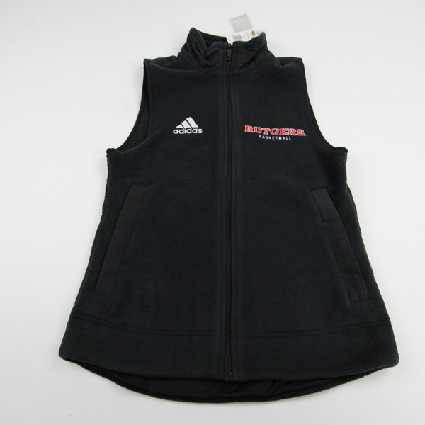 Rutgers Scarlet Knights adidas Vest Women's Black New with Tags XS TOPS-148224
