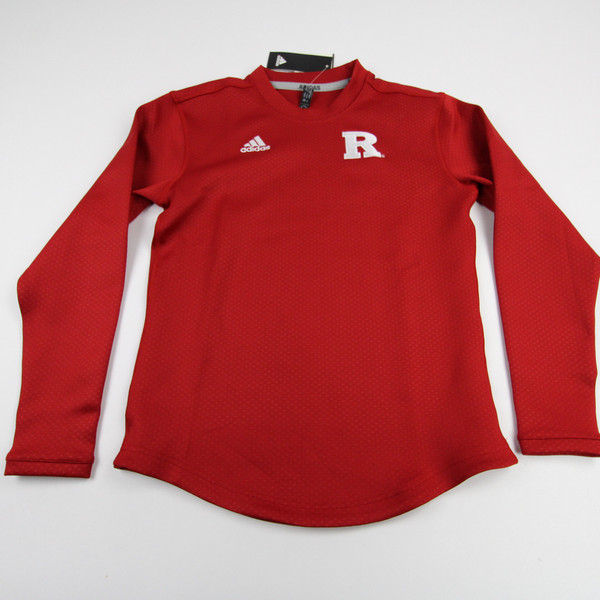 Rutgers Scarlet Knights adidas Sweatshirt Women's Red New XS-TOPS-148242