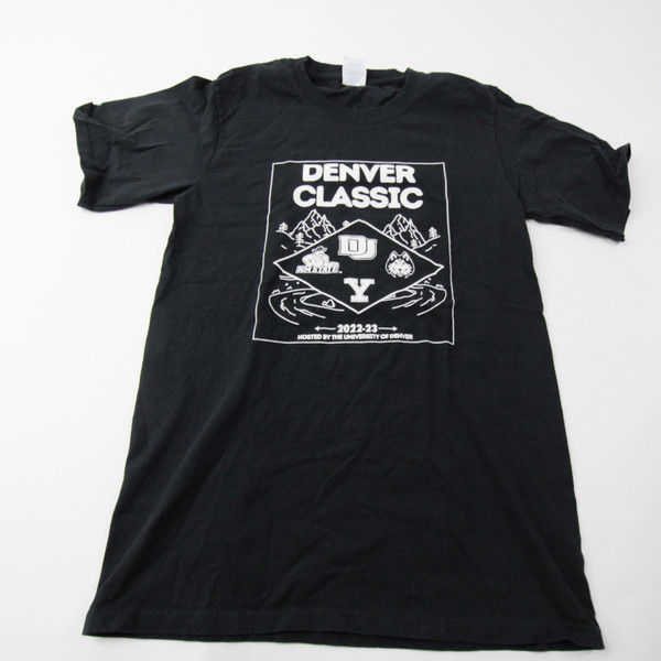 Port & Company Short Sleeve Shirt Men's Black Used S TOPS-148447