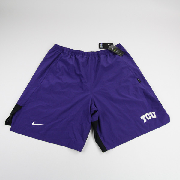 TCU Horned Frogs Nike OnField Practice Shorts Men's Purple New 2XL-SHOR-032226