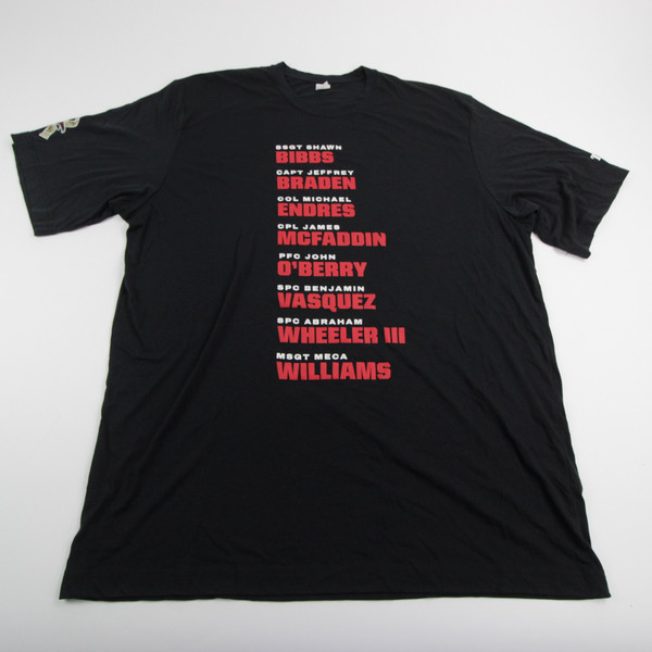 Atlanta Falcons Sport-Tek Short Sleeve Shirt Men's Black Used 3XL-TOPS-148513