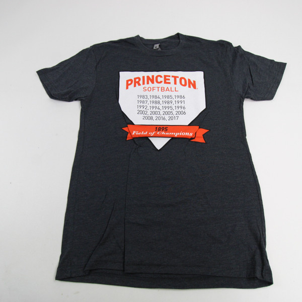 Princeton Tigers Next Level Short Sleeve Shirt Men's Dark Gray New-TOPS-148704