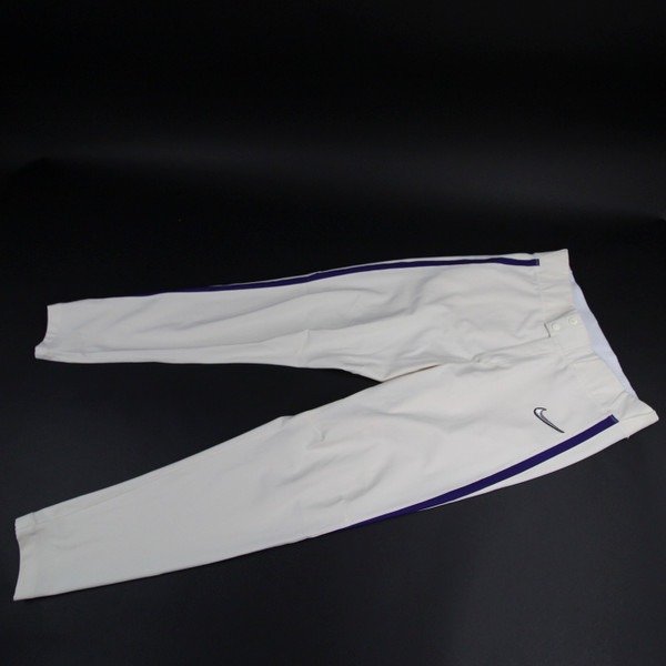 Kansas State Wildcats Nike Baseball Pants Men's Beige/Purple Used M-PNTS-030806