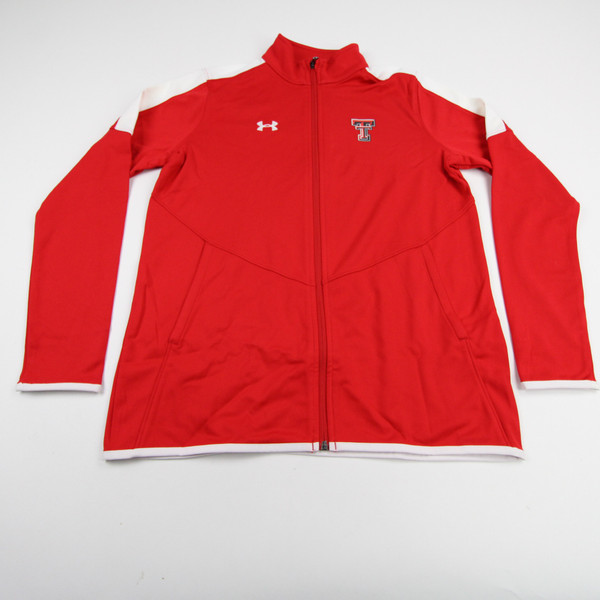 Texas Tech Red Raiders Under Armour Jacket Women's Red New without Tags S TOPS-148302