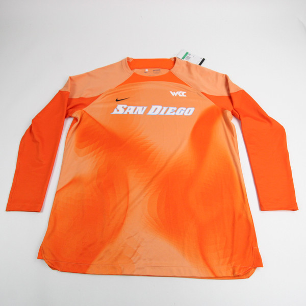 San Diego Toreros Nike Dri-Fit Practice Jersey - Soccer Men's Orange Used-JRSY-008800