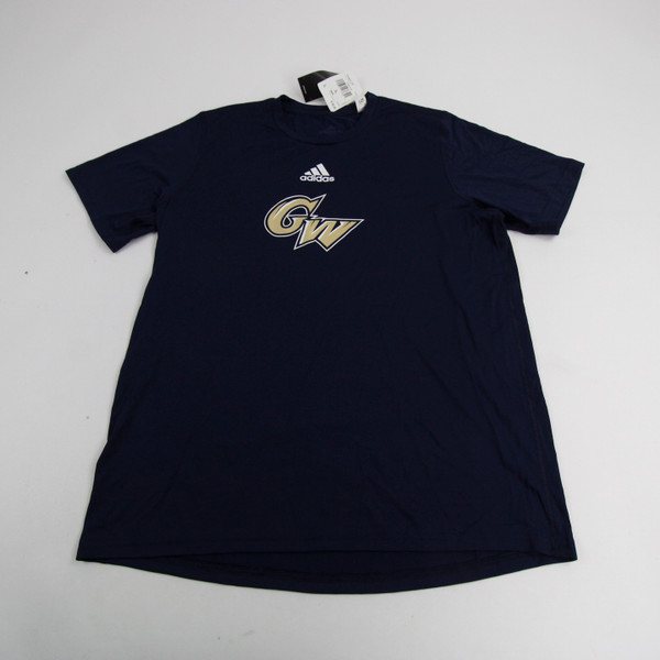 George Washington Colonials adidas Creator Short Sleeve Shirt Men's Navy New-TOPS-148918