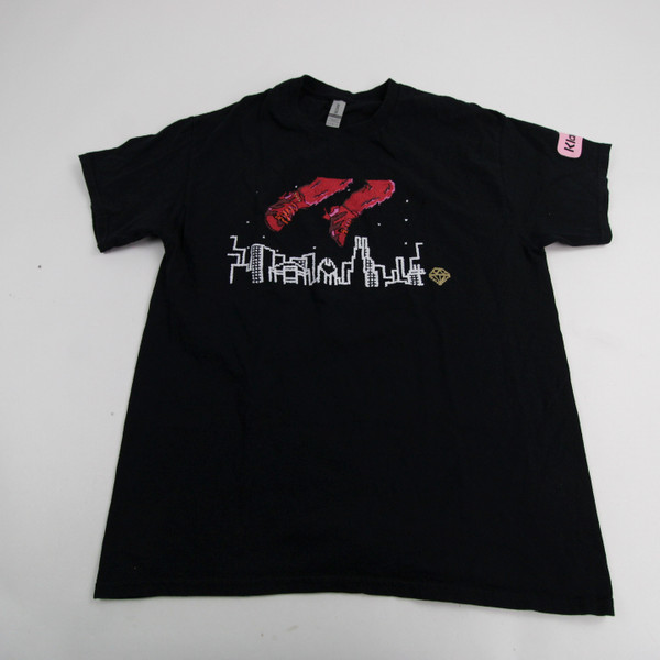 Chicago Bulls Gildan Short Sleeve Shirt Men's Black Used L TOPS-148927