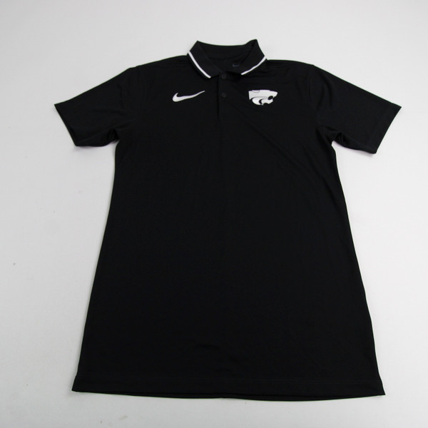 Kansas State Wildcats Nike Dri-Fit Polo Men's Black Used XS TOPS-148981