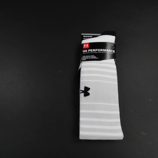Under Armour Socks Men's White New with Tags M ACCS-006757