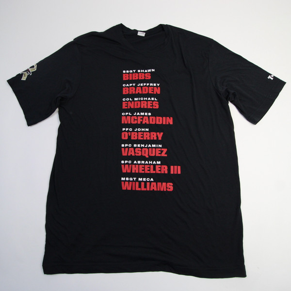 Atlanta Falcons Sport-Tek Short Sleeve Shirt Men's Black Used Multiple Sizes TOPS-149385
