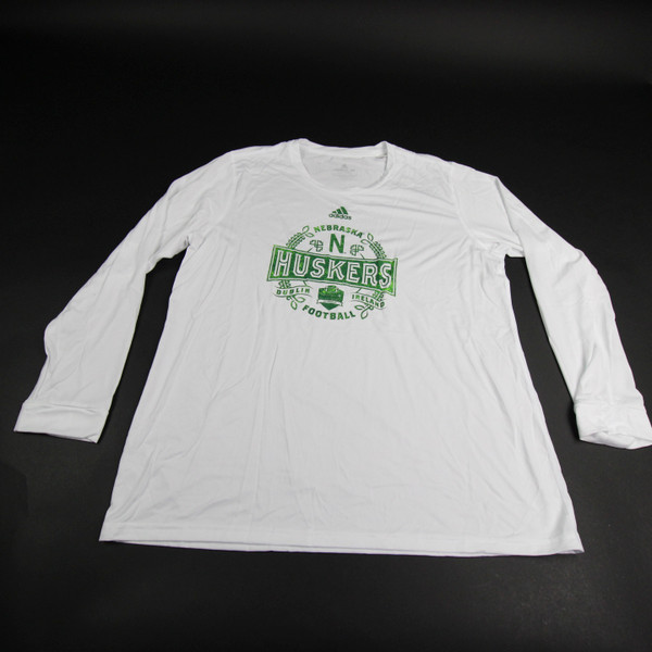 Nebraska Cornhuskers adidas Creator Long Sleeve Shirt Men's Multiple Sizes TOPS-149555