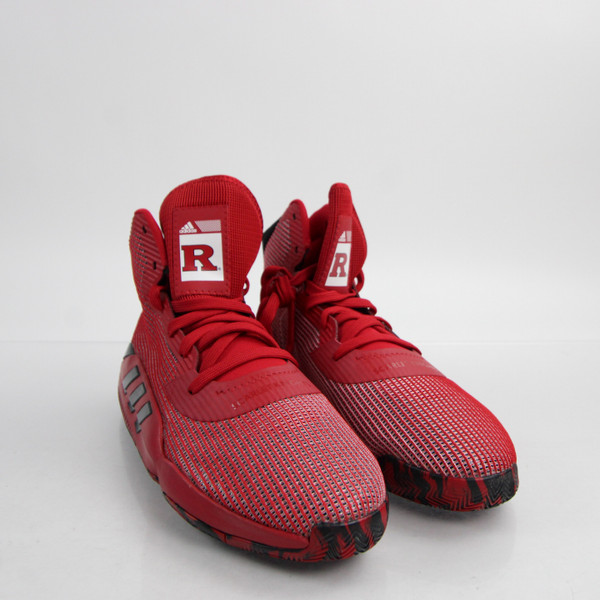 Rutgers Scarlet Knights adidas Basketball Shoe Men's Red New without Box 15 SHOE-018771