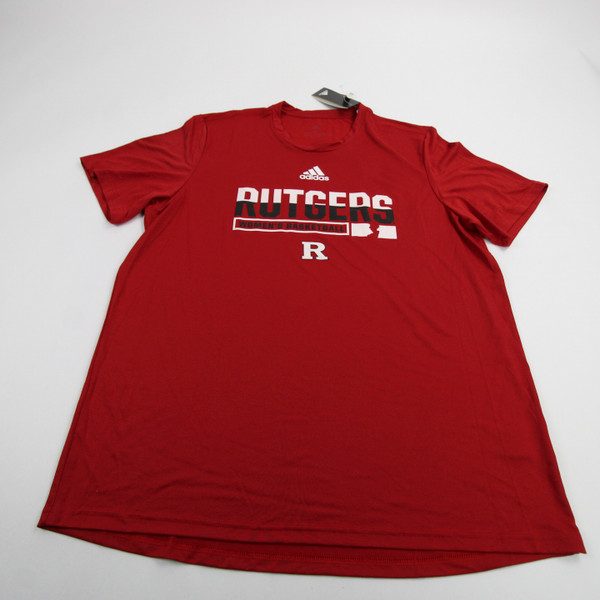 Rutgers Scarlet Knights adidas Aeroready Short Sleeve Shirt Multiple Sizes TOPS-149655
