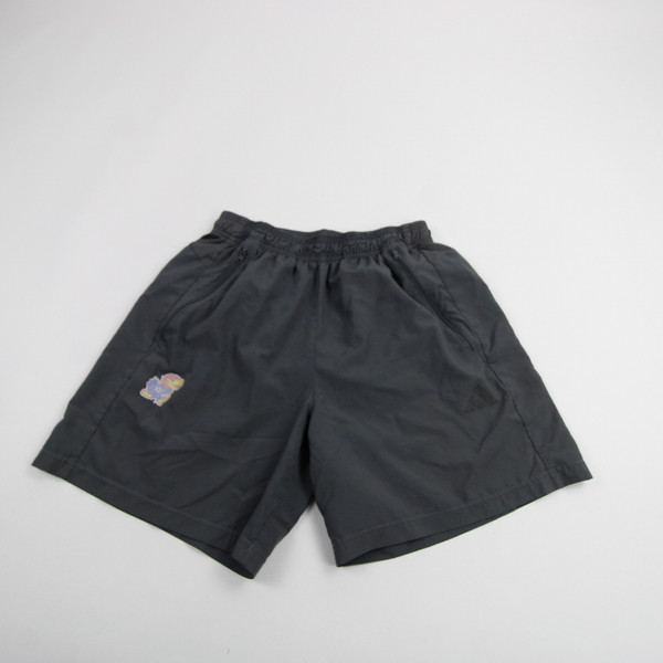 Kansas Jayhawks adidas Aeroready Athletic Shorts Women's Gray Used M-SHOR-032479