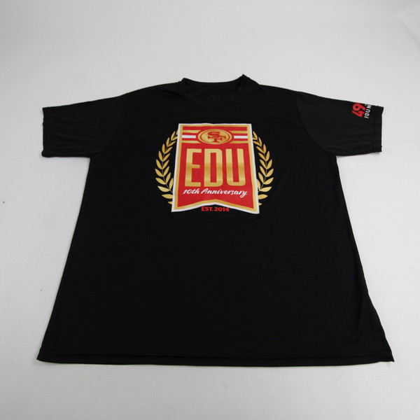 San Francisco 49ers Unbranded Short Sleeve Shirt Men's Black Used XL TOPS-149657