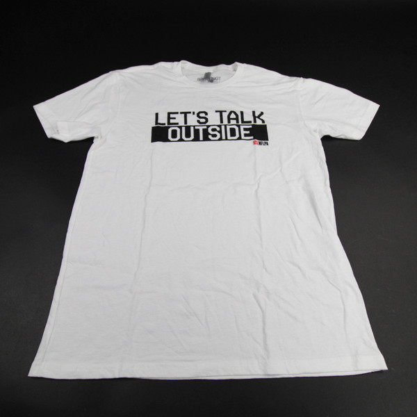 BreakingT Short Sleeve Shirt Men's White Used L TOPS-149661