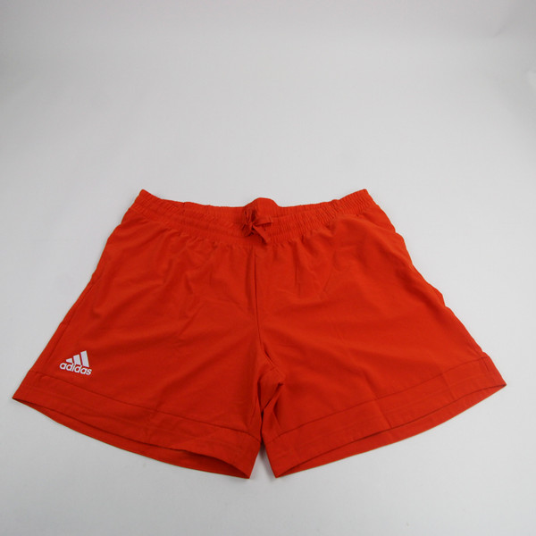 adidas Aeroready Athletic Shorts Women's Orange New with Tags-SHOR-032496