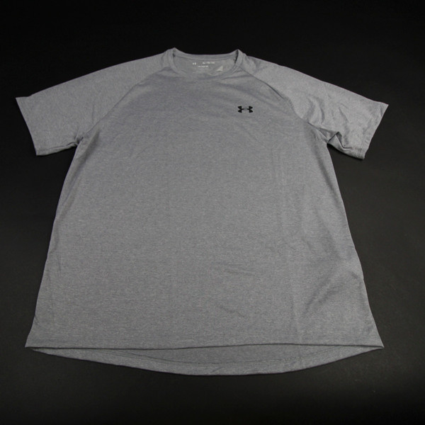 Under Armour Short Sleeve Shirt Men's Gray Used L TOPS-149692