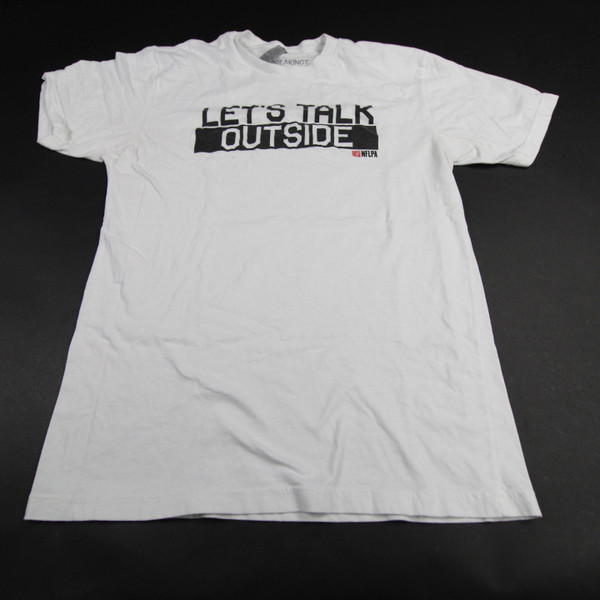 BreakingT Short Sleeve Shirt Men's White Used L TOPS-149828