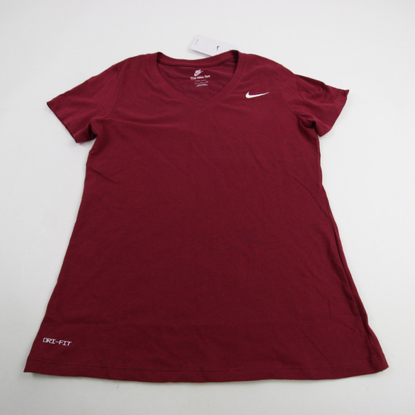 Nike Nike Tee Short Sleeve Shirt Women's Dark Red New with Tags Multiple Sizes TOPS-149868
