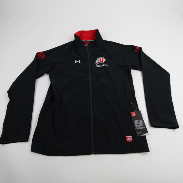 Utah Utes Under Armour Jacket Women's Black New with Tags S TOPS-149895