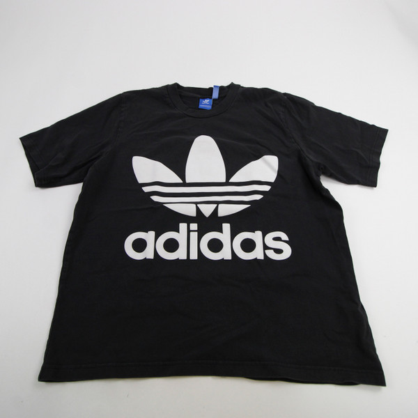 adidas Short Sleeve Shirt Men's Black Used M-TOPS-149956