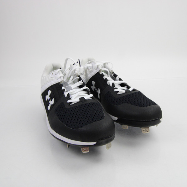 Under Armour Baseball Cleat Men's White/Black Used 14-CLEA-013816