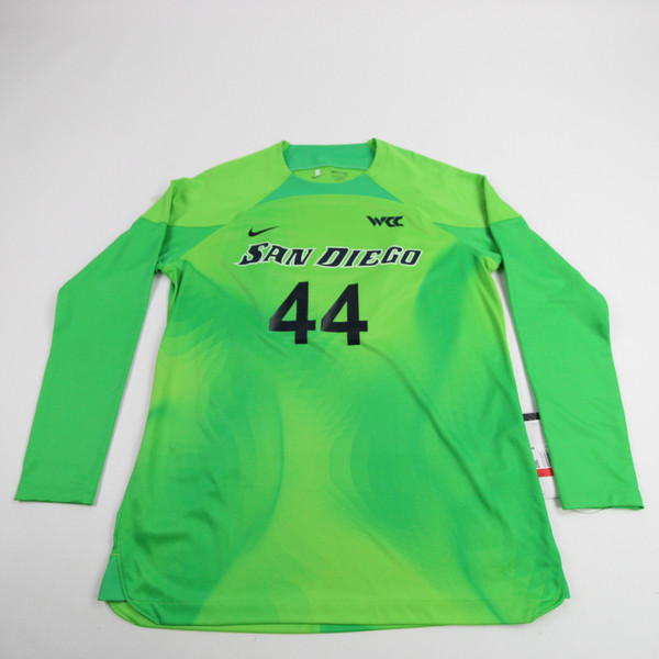 San Diego Toreros Nike Dri-Fit Game Jersey - Soccer Men's Used Green/Lime Green L-JRSY-008884